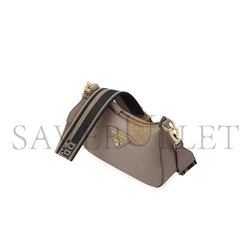 PRADA SHOULDER BAG IN LEATHER 1BH193 (24*18*6cm)